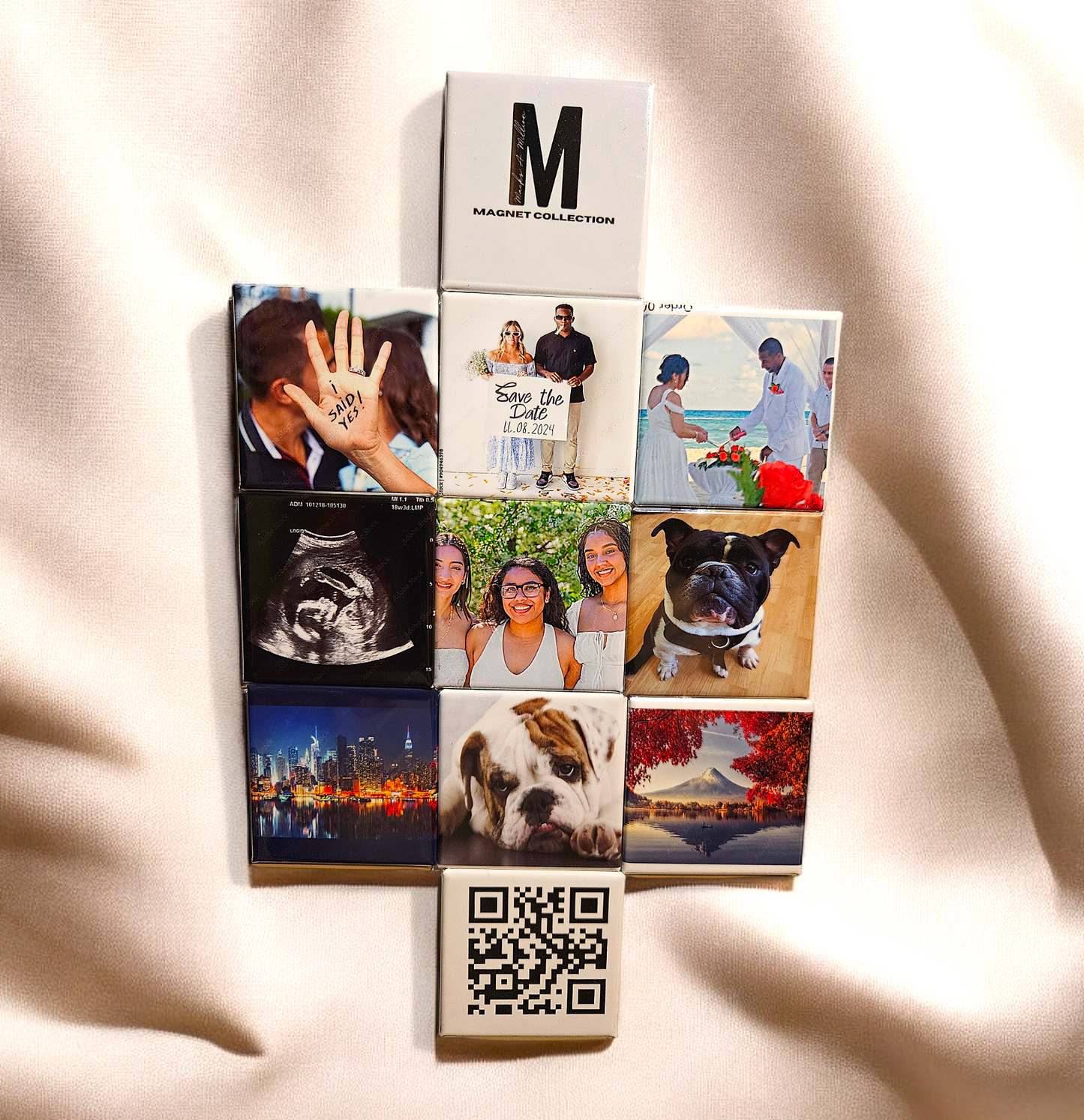 9 - 2x2 Personalized Magnets